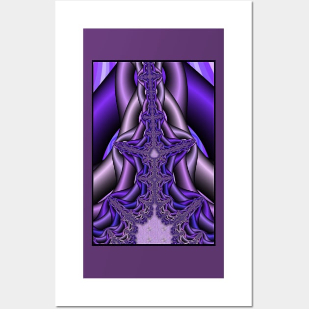 Purple Lace Wall Art by randymir